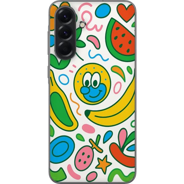 Samsung Galaxy A56 Gennemsigtig cover Sommerfugle Slør