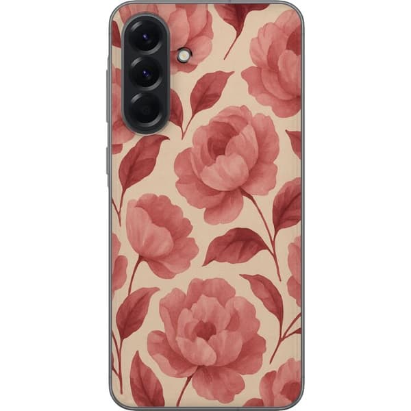 Samsung Galaxy A56 Läpinäkyvä kuori Ruusun Kukinta
