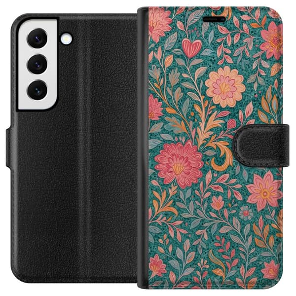 Samsung Galaxy S22 5G Tegnebogsetui Floral Dream