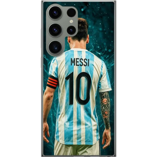 Samsung Galaxy S23 Ultra Gennemsigtig cover Messi