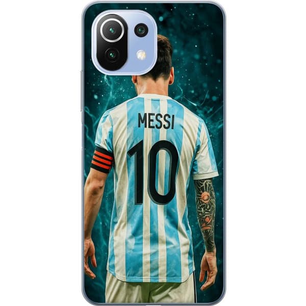Xiaomi 11 Lite 5G NE Läpinäkyvä kuori Messi