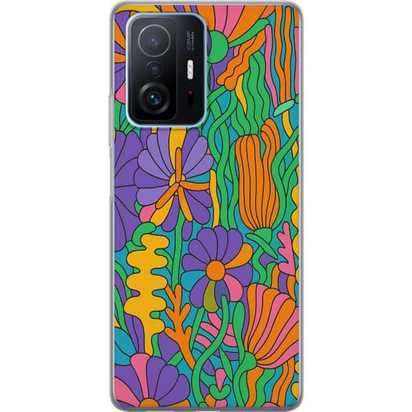 Xiaomi 11T Gennemsigtig cover Farveeksplosion