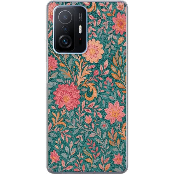 Xiaomi 11T Gennemsigtig cover Floral Dream