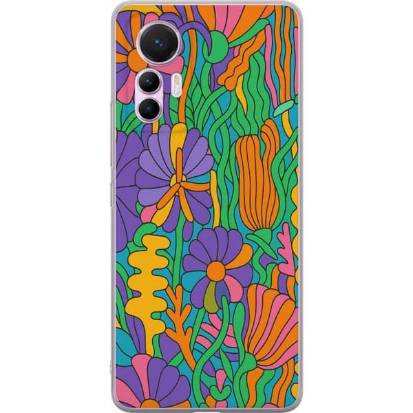 Xiaomi 12 Lite Gjennomsiktig deksel Color Pop