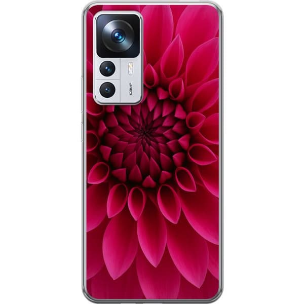 Xiaomi 12T Läpinäkyvä kuori Rosecore