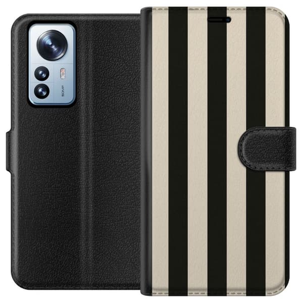 Xiaomi 12 Pro Tegnebogsetui Linje Flow