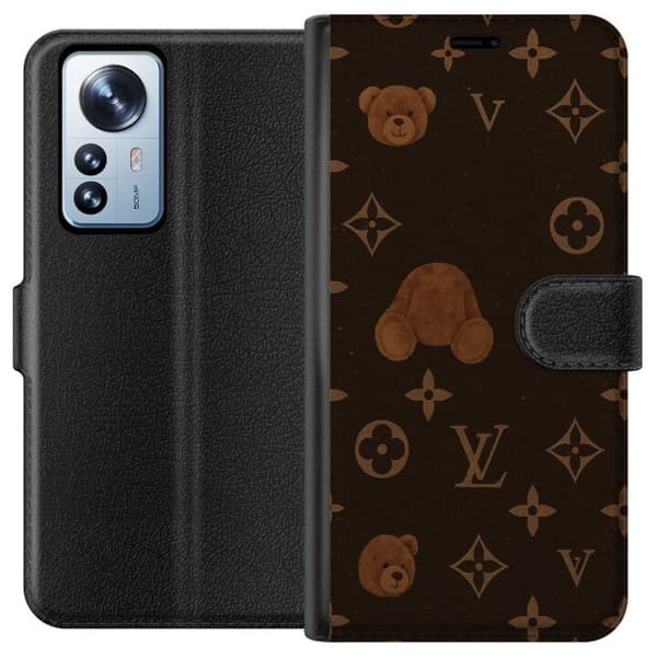 Xiaomi 12 Pro Tegnebogsetui Plush Luxe