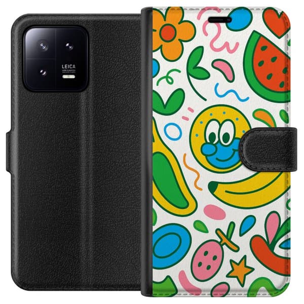 Xiaomi 13 Lommeboketui Sommerfuglslør
