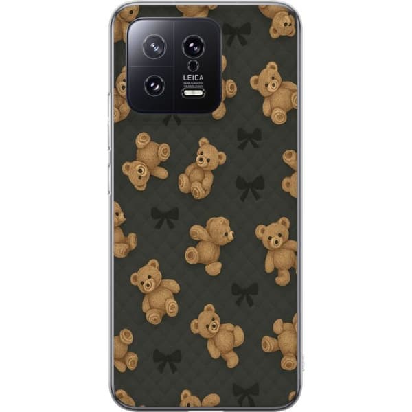 Xiaomi 13 Genomskinligt Skal Teddy Hugs
