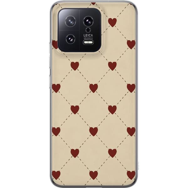 Xiaomi 13 Genomskinligt Skal Heart Grid
