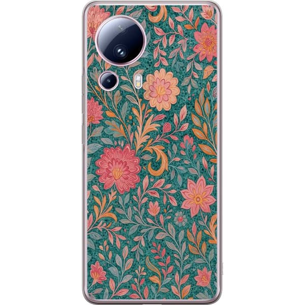 Xiaomi 13 Lite Gjennomsiktig deksel Floral Dream