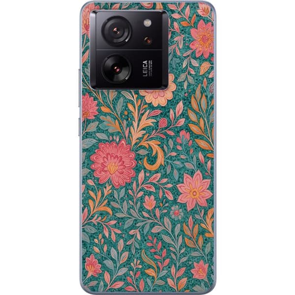 Xiaomi 13T Gjennomsiktig deksel Floral Dream