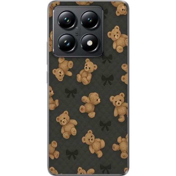 Xiaomi 14T Genomskinligt Skal Teddy Hugs