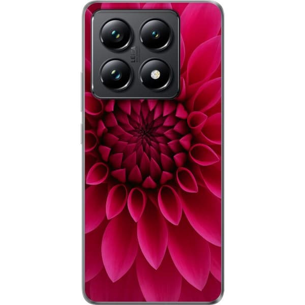Xiaomi 14T Pro Genomskinligt Skal Rosecore