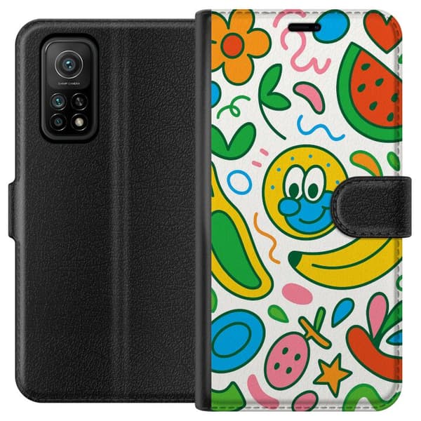 Xiaomi Mi 10T Pro 5G Tegnebogsetui Sommerfugle Slør