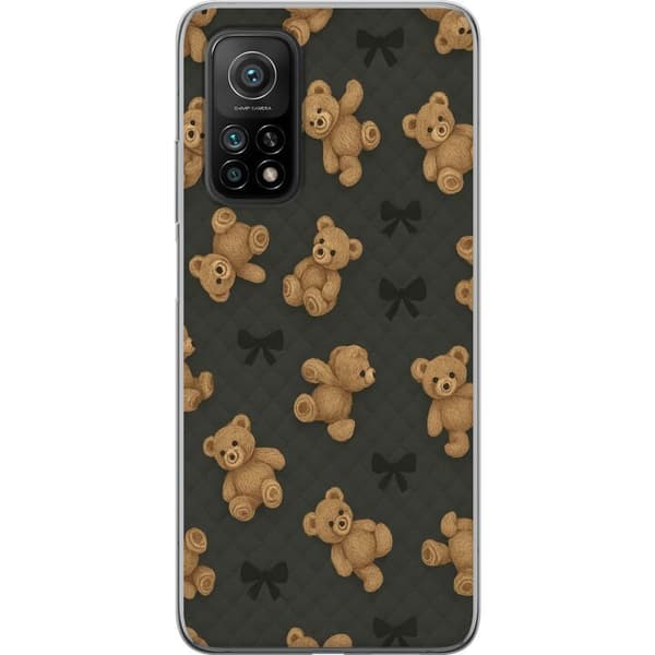 Xiaomi Mi 10T 5G Genomskinligt Skal Teddy Hugs