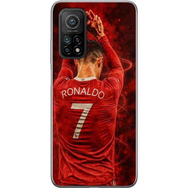 Xiaomi Mi 10T 5G Läpinäkyvä kuori Ronaldo