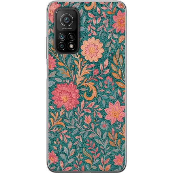 Xiaomi Mi 10T Pro 5G Genomskinligt Skal Floral Dream