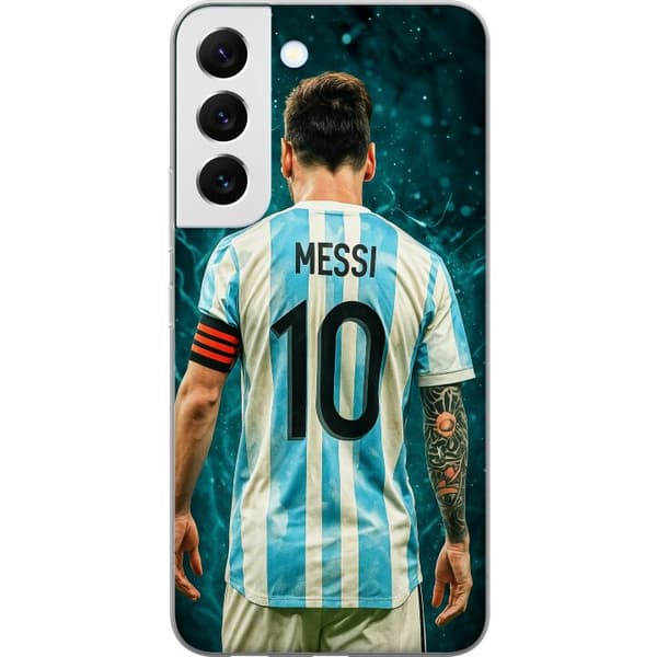 Samsung Galaxy S22 5G Läpinäkyvä kuori Messi