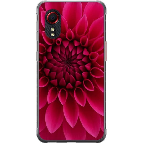 Samsung Galaxy Xcover 5 Läpinäkyvä kuori Rosecore