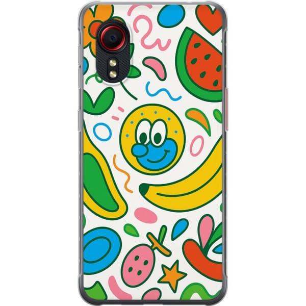 Samsung Galaxy Xcover 5 Gennemsigtig cover Sommerfugle Slør