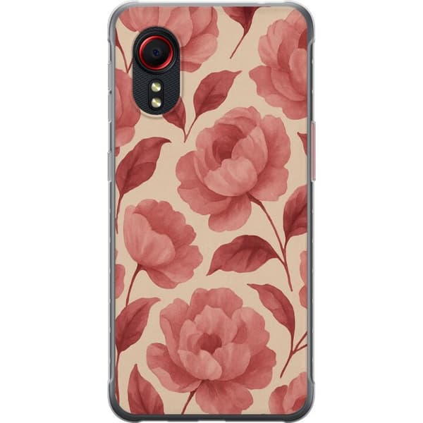 Samsung Galaxy Xcover 5 Läpinäkyvä kuori Ruusun Kukinta