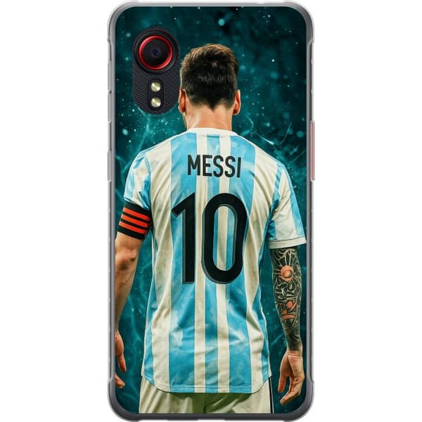Samsung Galaxy Xcover 5 Läpinäkyvä kuori Messi