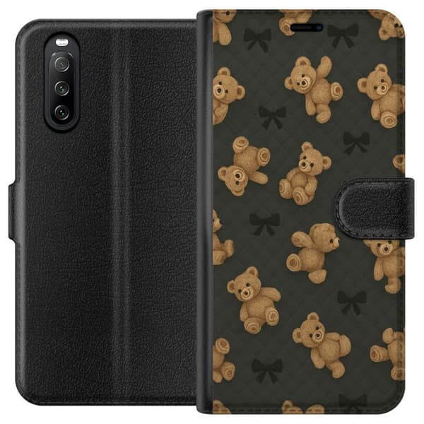 Sony Xperia 10 III Lompakkokotelo Teddy Halauksia