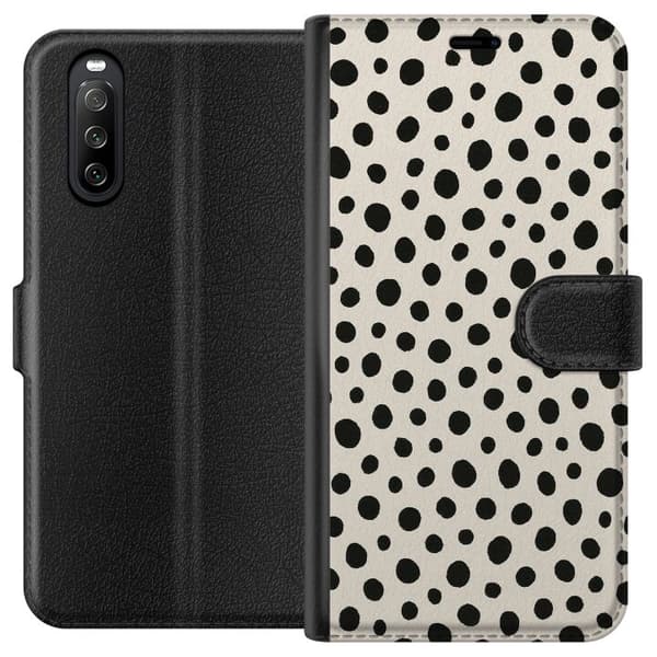 Sony Xperia 10 III Tegnebogsetui Dot Dance