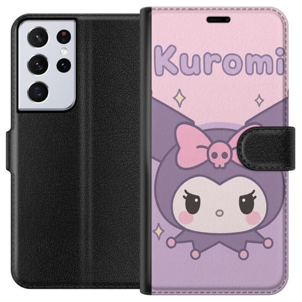 Samsung Galaxy S21 Ultra 5G Plånboksfodral Kuromi Kawaii