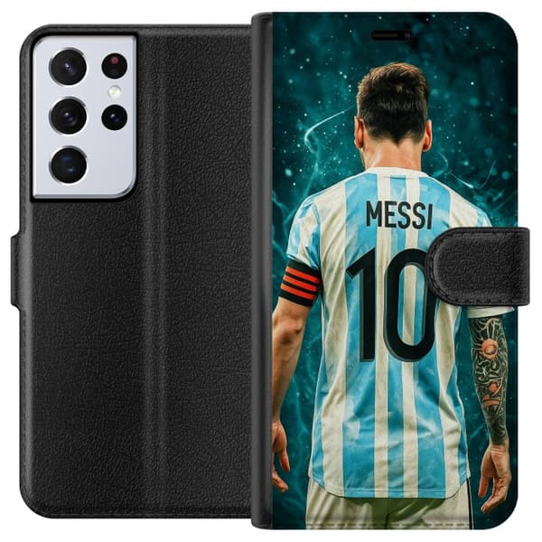 Samsung Galaxy S21 Ultra 5G Lompakkokotelo Messi
