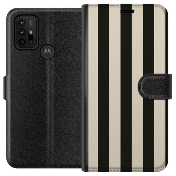 Motorola Moto G30 Lommeboketui Linjestrøm