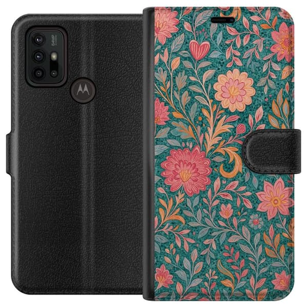 Motorola Moto G30 Tegnebogsetui Floral Dream