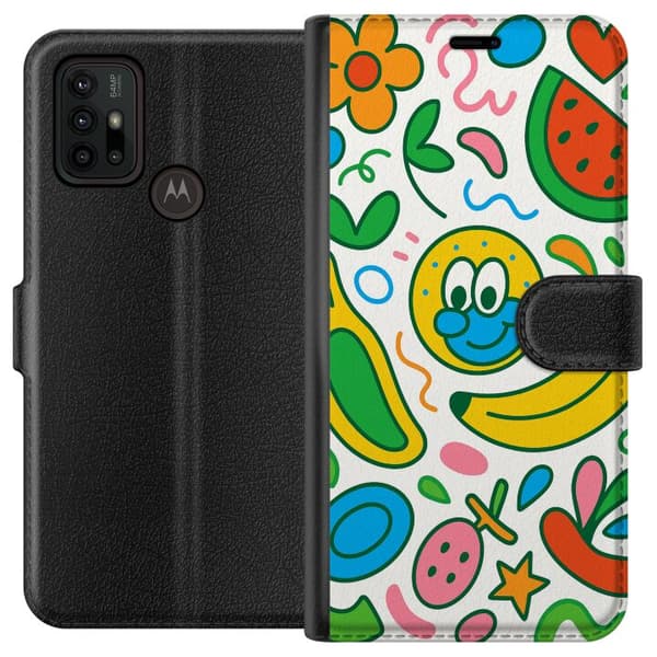 Motorola Moto G30 Lommeboketui Sommerfuglslør