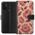 Pikkukuva 1 / 3: Motorola Moto G30 Lompakkokotelo Ruusun Kukinta
