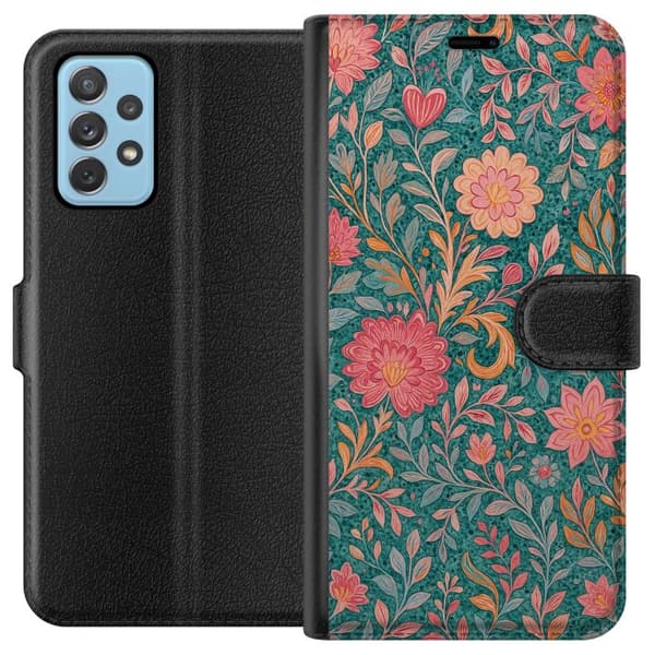 Samsung Galaxy A52 5G Lommeboketui Floral Dream