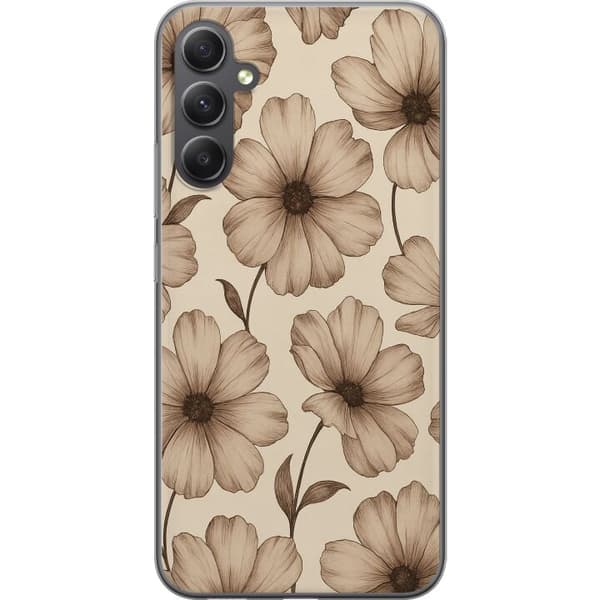 Samsung Galaxy S23 FE Gjennomsiktig deksel Pastel Rush