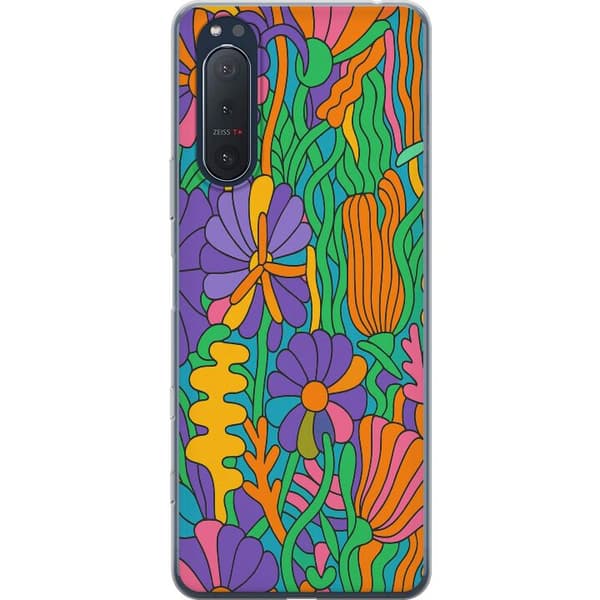 Sony Xperia 5 II Gjennomsiktig deksel Color Pop