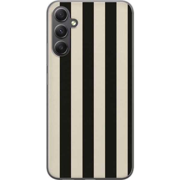Samsung Galaxy A24 4G Gennemsigtig cover Linje Flow