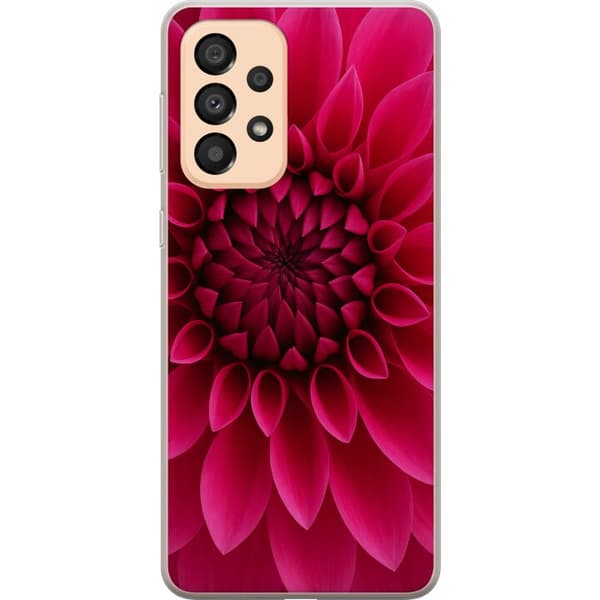 Samsung Galaxy A33 5G Gennemsigtig cover Rosecore