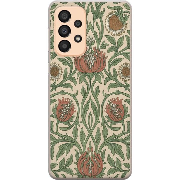 Samsung Galaxy A33 5G Gennemsigtig cover Blad Detaljer