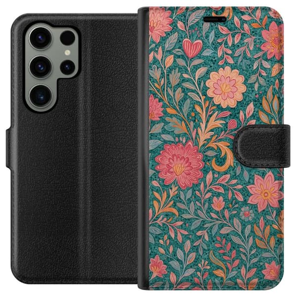 Samsung Galaxy S23 Ultra Lommeboketui Floral Dream