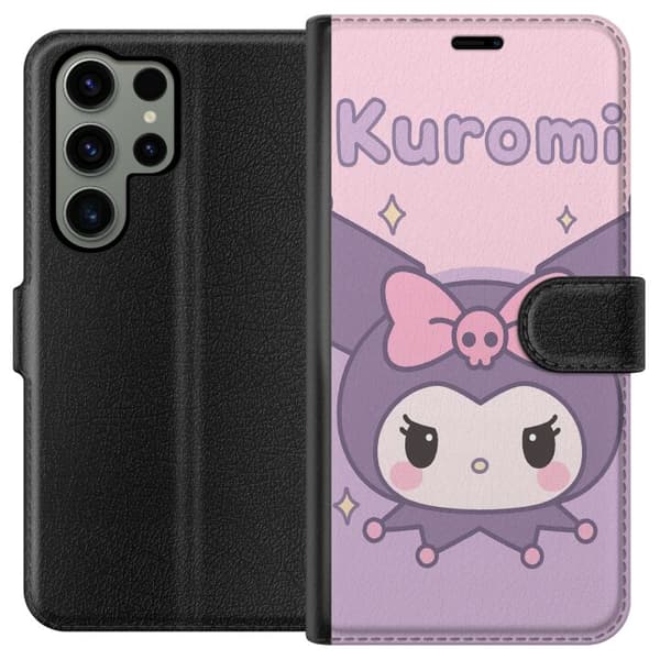 Samsung Galaxy S23 Ultra Lompakkokotelo Kuromi Kawaii