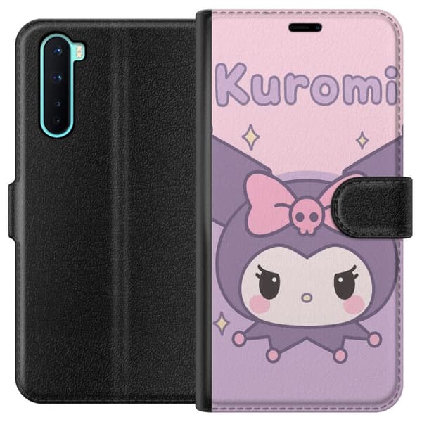 OnePlus Nord Tegnebogsetui Kuromi Kawaii