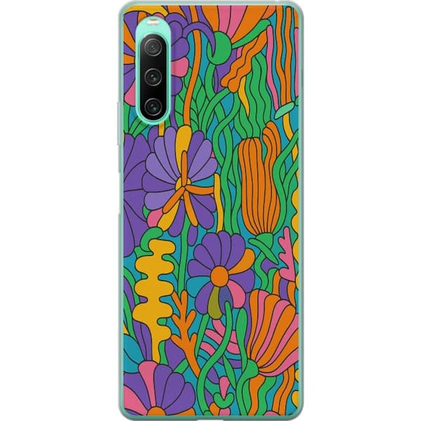 Sony Xperia 10 IV Gjennomsiktig deksel Color Pop