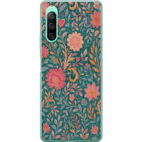 Sony Xperia 10 IV Läpinäkyvä kuori Floral Dream