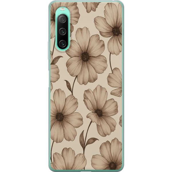 Sony Xperia 10 IV Läpinäkyvä kuori Pastel Rush