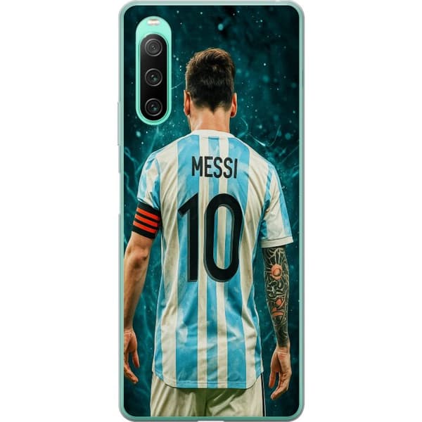 Sony Xperia 10 IV Läpinäkyvä kuori Messi