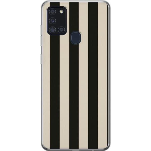 Samsung Galaxy A21s Gjennomsiktig deksel Linjestrøm