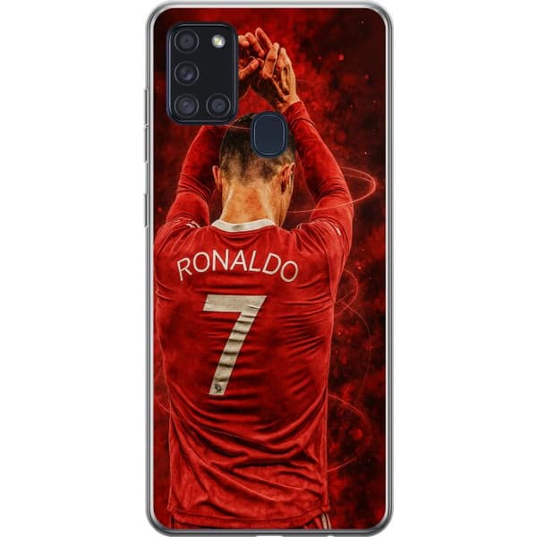 Samsung Galaxy A21s Gjennomsiktig deksel Ronaldo
